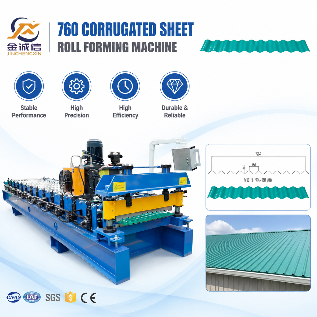 Fully Auto Corrugated Metal Roof Panel Forming Machine